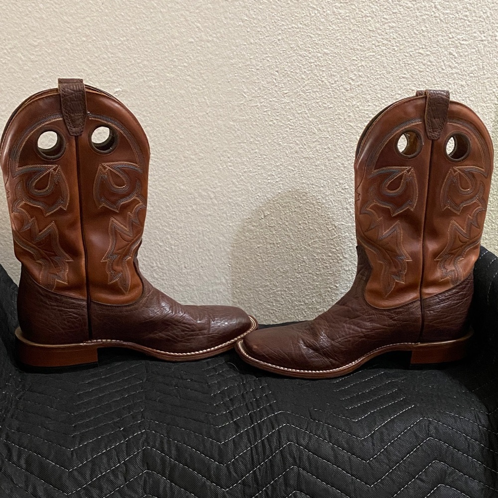 Boulet® Men's Bisonte Utta Whiskey Roper Boots